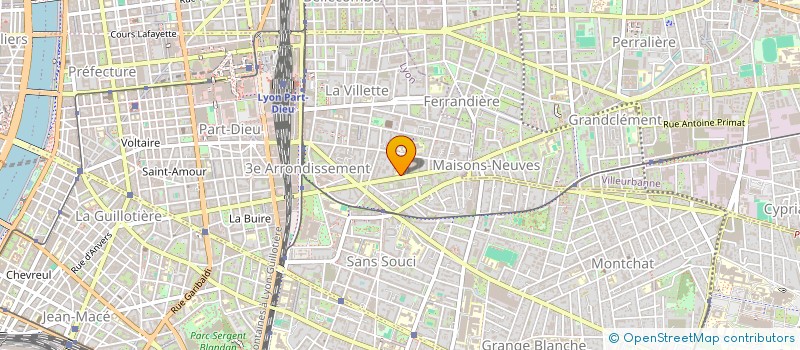 localisation de l'entreprise CTRE CULT SPORTIF PATRON LAIQUE V P BERT à LYON