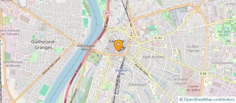 localisation de l'entreprise CTRE CULTU SOCIA RAPAT D'AFN à VALENCE