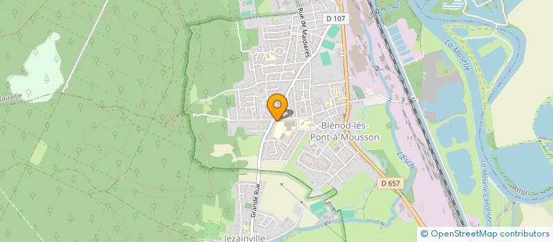 localisation de l'entreprise CTRE CULTUREL ANCIENNE ABBAYE PREMONTRES  PONT-A-MOUSSON