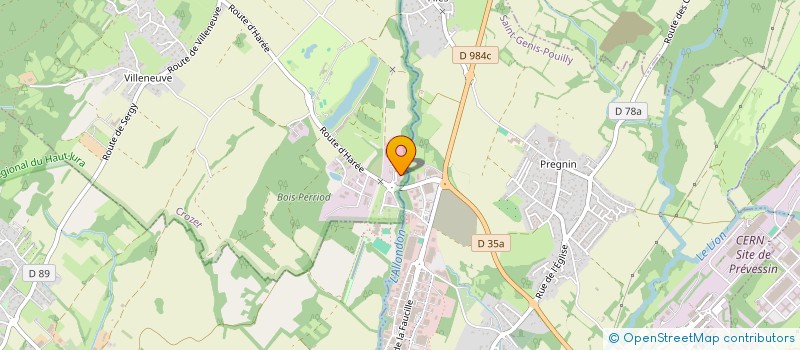localisation de l'entreprise CTRE CULTUREL MUSULMANS PAYS DE GEX à CROZET