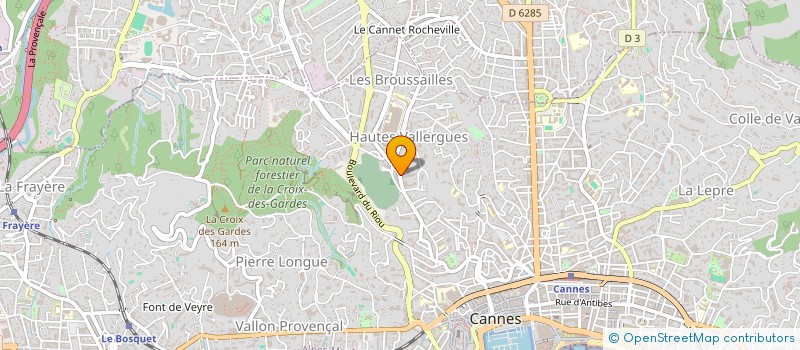localisation de l'entreprise CTRE CULTUREL PEDAGOGIQUE ENSEIG CANNES à CANNES