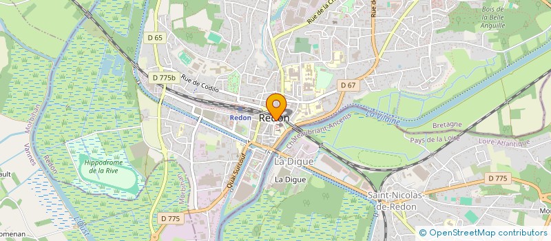 localisation de l'entreprise CTRE CULTUREL REDON ET REG  REDON