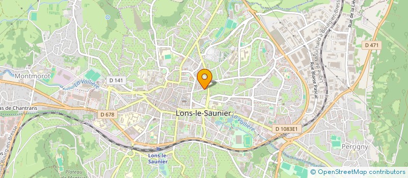localisation de l'entreprise CTRE CURE AMBULAT ALCOOLOGIE TABACOLO à LONS-LE-SAUNIER