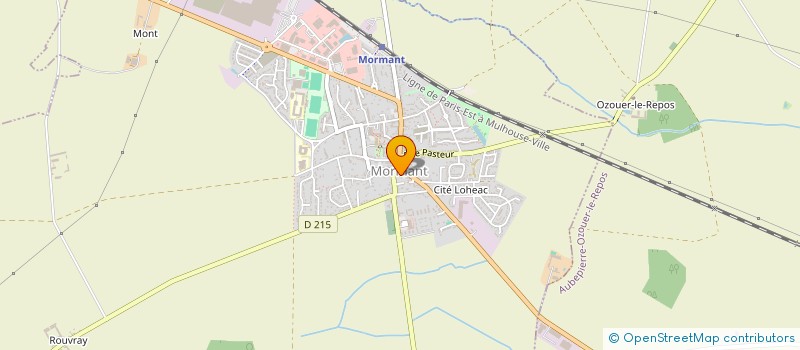 localisation de l'entreprise CTRE D ANIMATION DU CANTON DE MORMANT à MORMANT