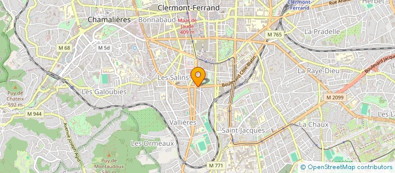 localisation de l'entreprise CTRE D ARTS CORPORELS DEFENSE SANTE  CLERMONT-FERRAND