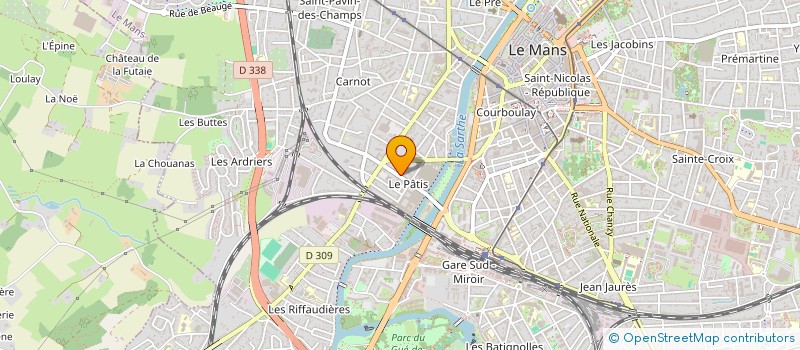 localisation de l'entreprise CTRE D'EDUCATION ET DE SECURITE ROUTIERE à LE MANS