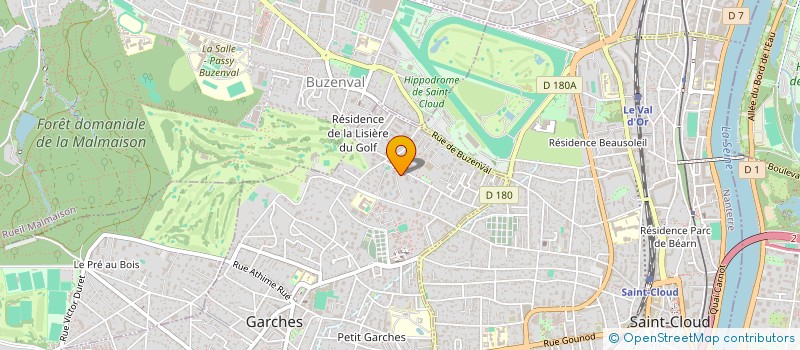 localisation de l'entreprise CTRE D'EXPERT RECHER D'ADAPT FORM EMPLOI à GARCHES