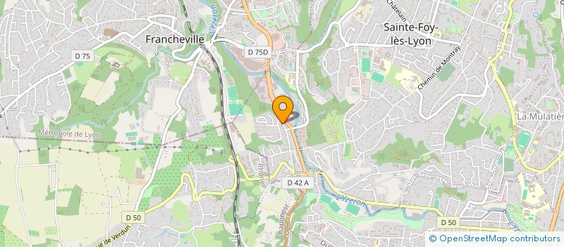localisation de l'entreprise CTRE DE CONTROLES TECH DES AQUEDUCS  SAINTE-FOY-LES-LYON