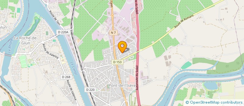localisation de l'entreprise CTRE DE DEPOLLUTION ET DE RECUPERATION à PONT DE L ISERE