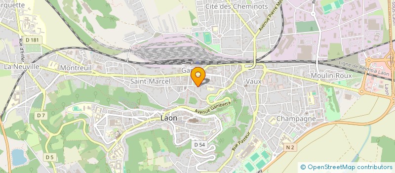 localisation de l'entreprise CTRE DE FORMATIONS PERSONNALISEES 02 à LAON