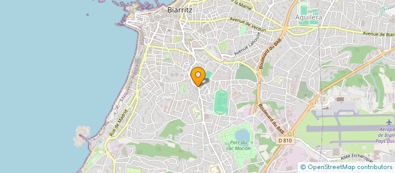 localisation de l'entreprise CTRE DE MANAGEMENT EURO-AMERIQUE LATINE à BIARRITZ