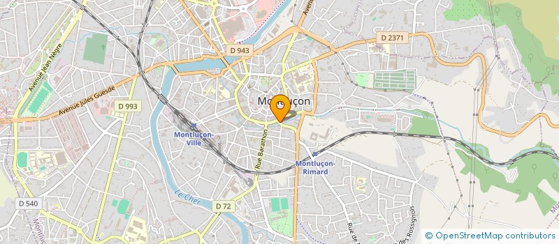 localisation de l'entreprise CTRE DE MUSICOTHERAPIEET SOPHROLOGIE à MONTLUCON