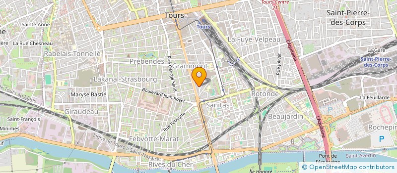 localisation de l'entreprise CTRE DE MUSIQUE ASSISTE PAR ORDINATEUR à TOURS