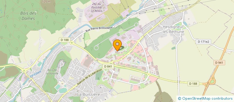 localisation de l'entreprise CTRE DE RECHERCHE ET D'ETUDE SUR LES PROCEDES D'IGNIFUGATION DES MATERIAUX à BRUAY-LA-BUISSIERE