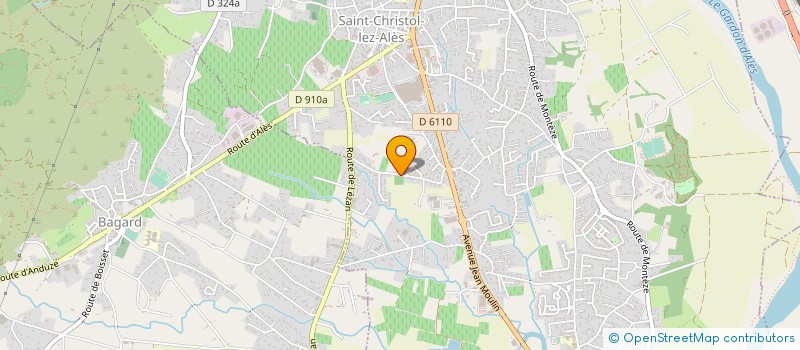 localisation de l'entreprise CTRE DE RECHERCHE ET PROTEC DE L'HABITAT à SAINT-CHRISTOL-LEZ-ALES