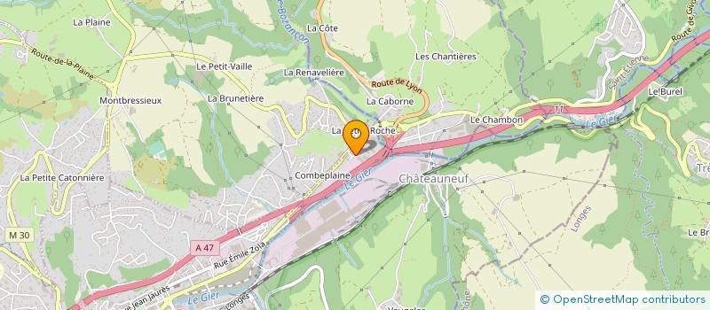 localisation de l'entreprise CTRE DEP MULTI COMPETENCE -C.D.M.C à RIVE-DE-GIER