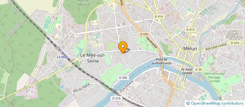 localisation de l'entreprise CTRE DEPART JEUNES AGRICULTEURS DE S & M à LE MEE-SUR-SEINE