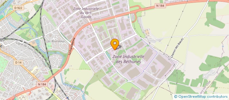 localisation de l'entreprise CTRE DEPOLLUTION ENVIRONNEMENT MOTEURS à SAINT-OUEN-L'AUMONE