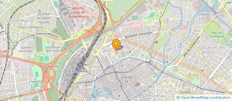 localisation de l'entreprise CTRE DES MALADIES DE L'APPAREIL DIGESTIF à STRASBOURG