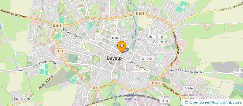 localisation de l'entreprise CTRE DES METIERS D'ART MOULIN DE L'AURE  BAYEUX