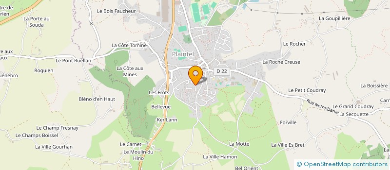 localisation de l'entreprise CTRE DEVEL ORGANIS ECO SOCIALE SOLIDAI  PLAINTEL