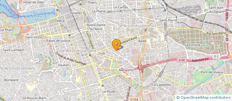 localisation de l'entreprise CTRE DEVELOPPEMENT FORMATION ET QUALITE à MARSEILLE