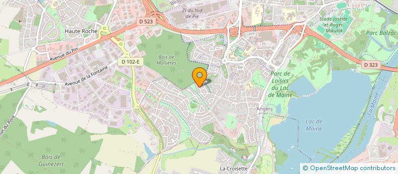localisation de l'entreprise CTRE DIOCESAIN INFORMATION CHRETIENS MED à ANGERS
