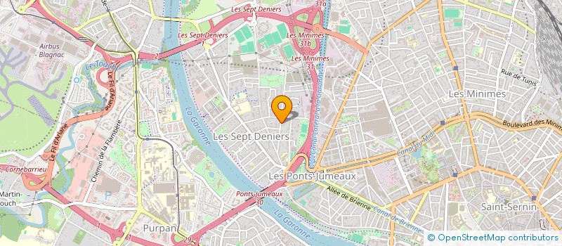 localisation de l'entreprise CTRE DOC FORMA EMPLOIS FAMILIAUX SOCIAUX à TOULOUSE