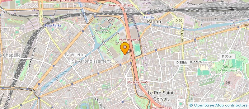 localisation de l'entreprise CTRE DOCUMENTATION MUSIQUE CONTEMPORAINE  PARIS