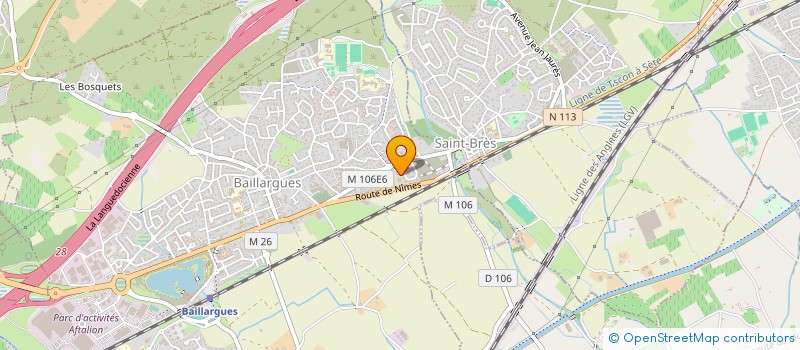 localisation de l'entreprise CTRE DOMICILIATION CONSEIL EUROPEEN à BAILLARGUES