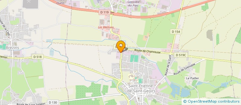 localisation de l'entreprise CTRE ECOLE DE PARACHUTISME DE GRENOBLE à BREZINS