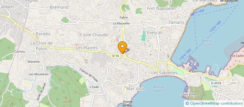 localisation de l'entreprise CTRE ECOLE PSYCHANALYSE PSYCHOTHERAPIE à LA SEYNE-SUR-MER