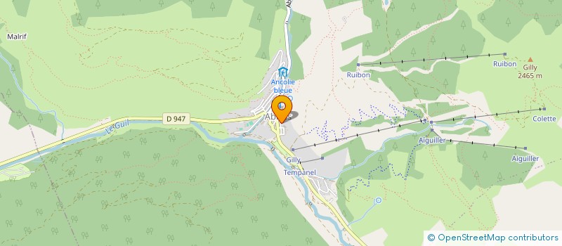 localisation de l'entreprise CTRE ECOLE SKI FOND MAISON NATURE ABRIES  ABRIES-RISTOLAS