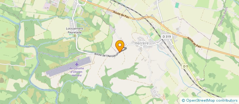 localisation de l'entreprise CTRE ECOLE VOILE DU HAUT BEARN  HERRERE