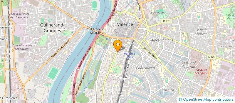 localisation de l'entreprise CTRE ECOUTE SOUTIEN ACCOMPAGNE DROMOIS à VALENCE