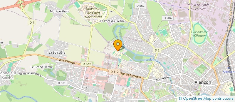 localisation de l'entreprise CTRE EDUCAT SPECIAL DEFICIENTS AUDITIFS à ALENCON