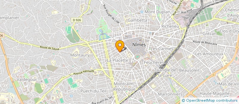 localisation de l'entreprise CTRE ELECTRO ACOUSTIQUE T à NIMES