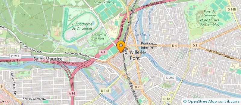 localisation de l'entreprise CTRE ENS CHIR GEN GYNECO MAMMAIRE  JOINVILLE-LE-PONT