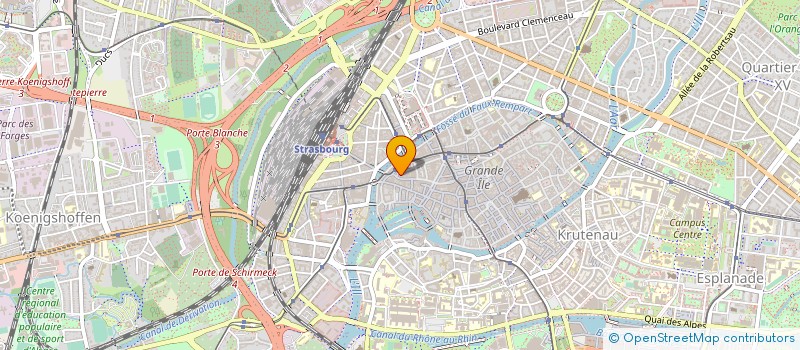 localisation de l'entreprise CTRE ENSEIG DEVELOP IMPROVIS MUSICALE à STRASBOURG