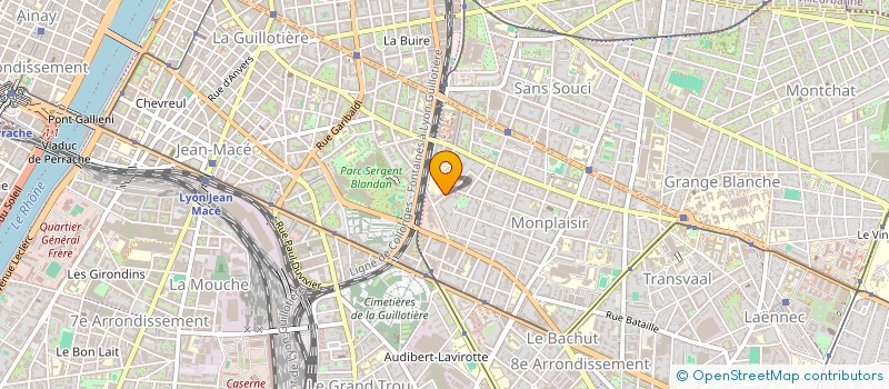 localisation de l'entreprise CTRE ENSEIGNEMENT FORMATION CONTINUE  LYON