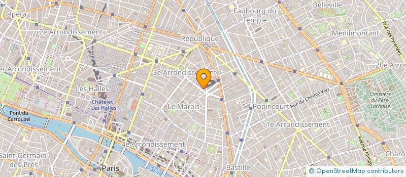 localisation de l'entreprise CTRE ENSEIGNEMENT RECHERCHE DEPENDANCES  PARIS