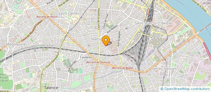 localisation de l'entreprise CTRE ENSEIGNT RECH MANAG ACTIVITES SANTE  BORDEAUX