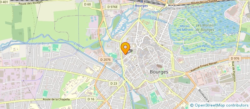 localisation de l'entreprise CTRE ENTR.SERV.ASSIS.MANAG.  BOURGES