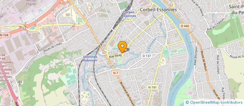 localisation de l'entreprise CTRE EQUILIBRE BIEN ETRE PSYCHOCORPOREL à CORBEIL-ESSONNES