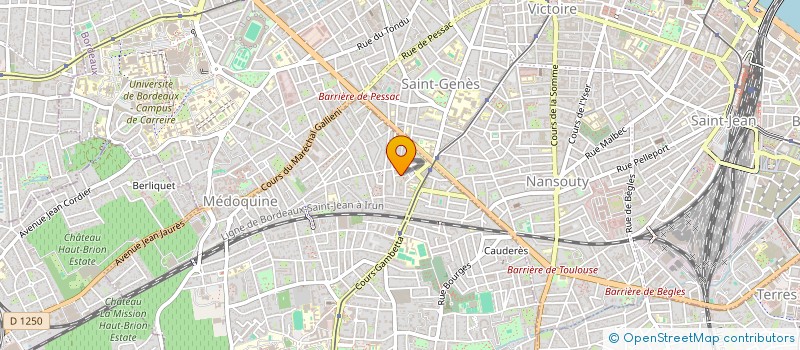 localisation de l'entreprise CTRE ETU. PLURI. DES IMAGINAIRES DU VIN à TALENCE