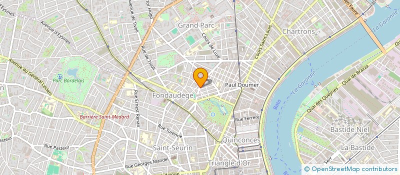 localisation de l'entreprise CTRE ETUD RECHERC SCIENTIF ANTHROPOLOGIE à BORDEAUX
