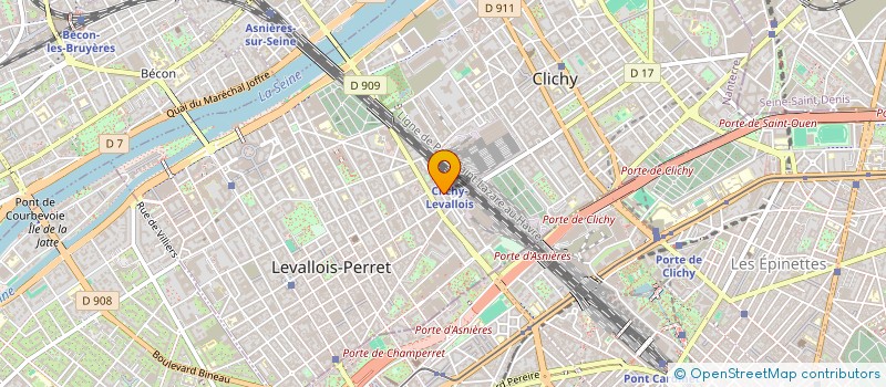 localisation de l'entreprise CTRE ETUD TECHNIQ COMMMERCIAL à LEVALLOIS-PERRET