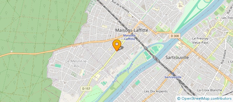 localisation de l'entreprise CTRE ETUDE ACTION SOCIA MAISONS LAFFITTE à MAISONS-LAFFITTE