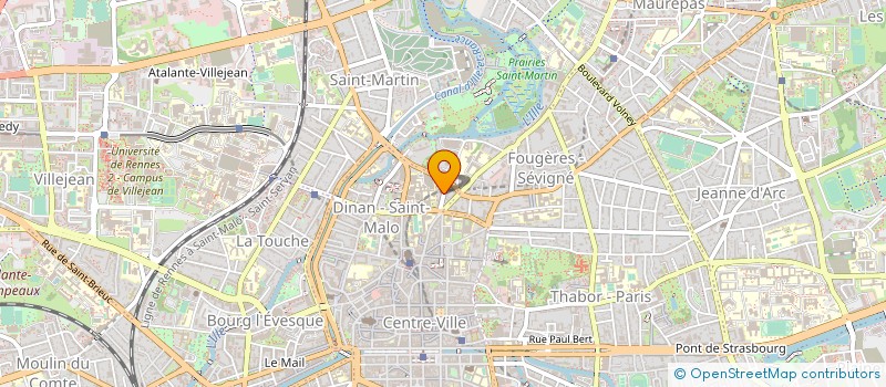 localisation de l'entreprise CTRE ETUDE CONSERVATION SPERME HUMAIN à RENNES
