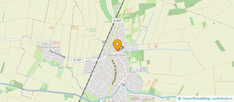 localisation de l'entreprise CTRE ETUDE FORMATION OUTILS CEFOUDEC  WEYERSHEIM